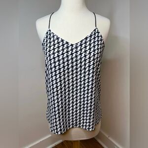 Express Houndstooth Spaghetti Strap Tank Top‎
